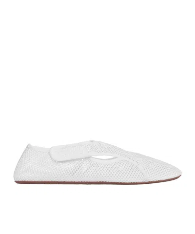 Alaïa Slippers In Fishnet