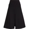 Alaïa Slit Skirt In Black
