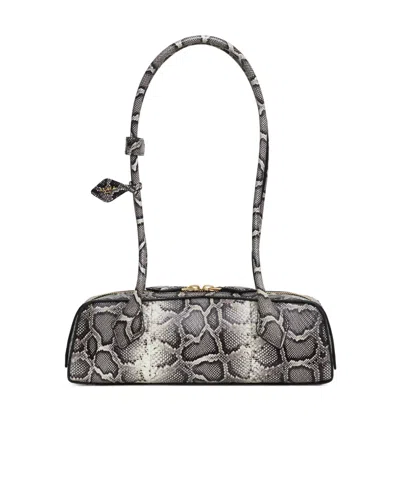 Alaïa Small Animal Print Shoulder Bag In Multi