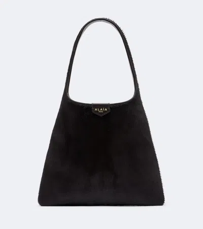 Alaïa Alaia Small Calf Hair Tote Bag In Black