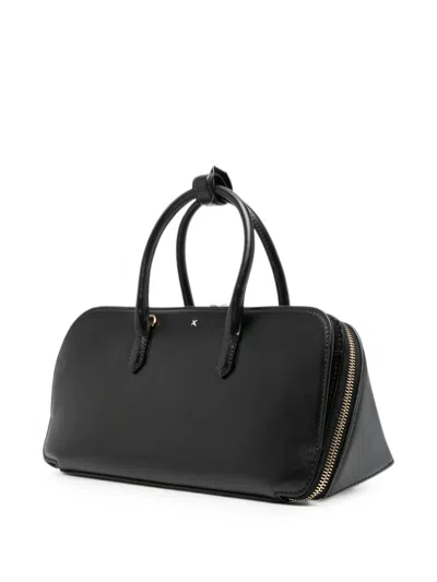 Alaïa Alaia Small Delta Logo-detail Tote Bag In Black