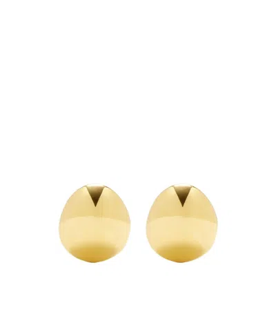 Alaïa Small Dome Earrings In Gold