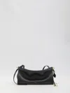 Alaïa Le Click Small Shoulder Bag In Glossy Leather In Black