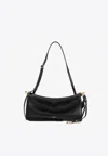 Alaïa Small Le Click East West Shoulder Bag In Black