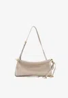 Alaïa Small Le Click East West Shoulder Bag In Sand