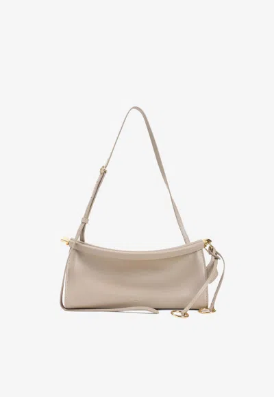Alaïa Small Le Click East West Shoulder Bag In Sand