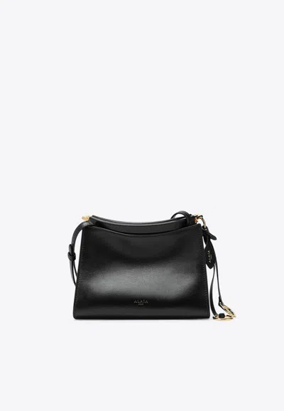 Alaïa Small Le Click Leather Crossbody Bag In Black