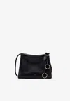 Alaïa Small Le Click Leather Shoulder Bag In Black