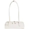 Alaïa Small Le Teckel Leather East/west Shoulder Bag In White