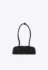 Alaïa Small Le Teckel Shoulder Bag In Black
