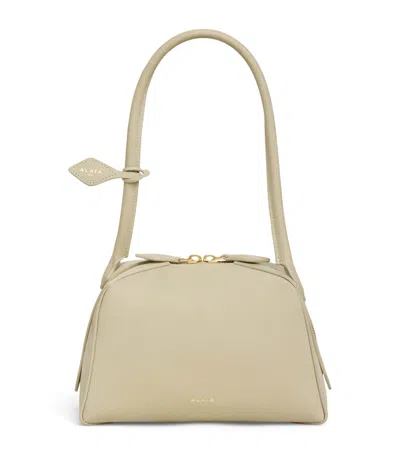 Alaïa Small Leather Le Bouledogue Shoulder Bag In Green