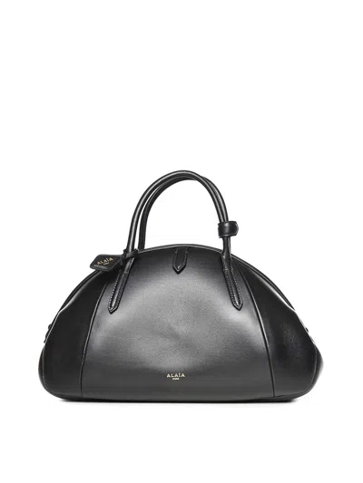 Alaïa Small Purse Leather Handbag In Black