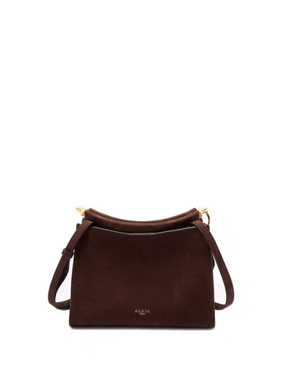 Alaïa Small Shoulder Bag In Brown