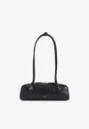 Alaïa Small Teckel Shoulder Bag In Black