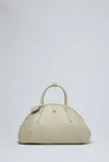 Alaïa Small Top Handle Purse In Beige