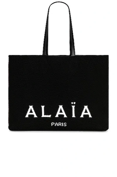 Alaïa Compact Structured Tote Handles