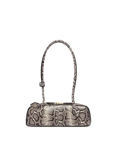 Alaïa Snake-print Small Le Teckel Leather Bag In Animal Print