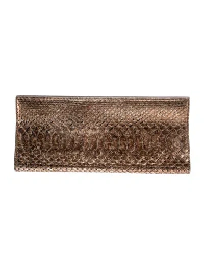 Pre-owned Alaïa Snakeskin Clutch In Multicolor