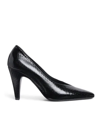 Alaïa Snakeskin Cone Pumps 90 In Black