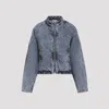 ALAÏA ALAÏA SNOW DENIM ROUND JACKET