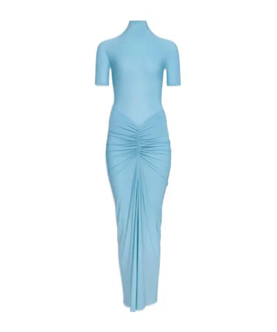Alaïa Soft Jersey Maxi Dress