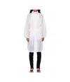 Alaïa Soft Nylon Bubble Parka In White
