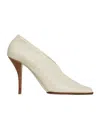 Alaïa Alaia Soft Square Ivory Pumps Women In White