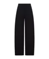 Alaïa Solid Color Casual Pants In Black