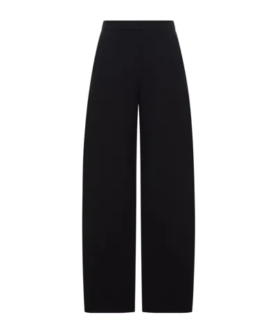 Alaïa Solid Color Casual Pants In Black
