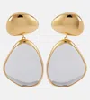 Alaïa Specchio Drop Earrings In Gold