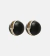 Alaïa Sphere Earrings In Black