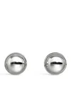 Alaïa Sphere Silver-tone Earrings In Silver