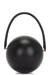 Alaïa Leather Spherical Top-handle Bag In Noir