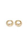Alaïa Spiral Small Hoop Earrings In Gold