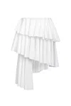 Alaïa Spiral Skirt In Blanc