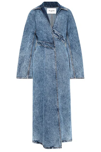 ALAÏA SPIRAL TRENCH COAT