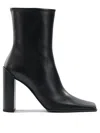 Alaïa Square 90mm Ankle Boots In Black