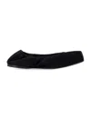 Alaïa Alaia Twotone Ballerina With Square Toe In Brown In Multi