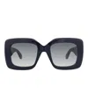 Alaïa Square-frame Recycled Acetate Sunglasses In Black