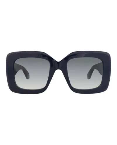 Alaïa Square-frame Recycled Acetate Sunglasses In Black