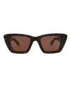 Alaïa Square-frame Recycled Acetate Sunglasses In Black