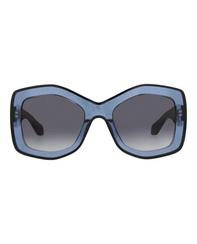 ALAÏA SQUARE-FRAME RECYCLED ACETATE SUNGLASSES