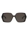 Alaïa Square-frame Recycled Acetate Sunglasses In Brown