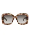 Alaïa Square-frame Recycled Acetate Sunglasses In Neutral