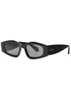 Alaïa Square-frame Sunglasses In Black