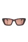 ALAÏA ALAÏA SQUARE FRAME SUNGLASSES