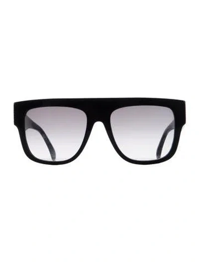 Pre-owned Alaïa Square Gradient Sunglasses In Black