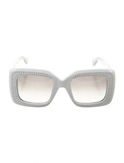 Pre-owned Alaïa Square Gradient Sunglasses In Gray