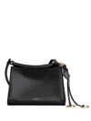 Alaïa Alaia Le Click Small Square Bag In Calfskin In Black