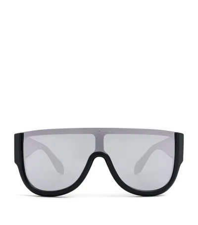 Alaïa Square Sunglasses In Black